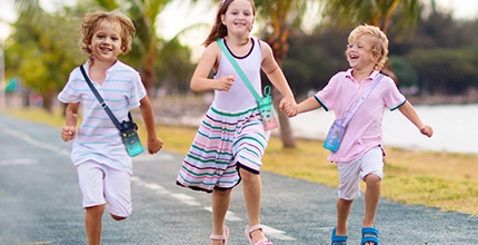 kids custom water bottle with Locking Lids